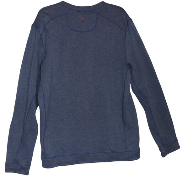 Tommy Bahama Mens Reversible Sweater/Sweatshirt Blue/Purple Pullover Size‎ M - Picture 2 of 6